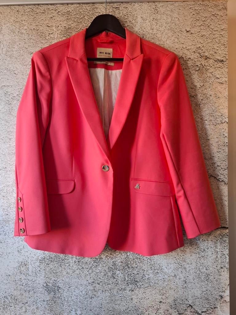 Mos Mosh fuchsiaroze jasje maat: 44, Kleding | Dames, MOS MOSH, Maat 42/44 (L), Ophalen of Verzenden, Zo goed als nieuw