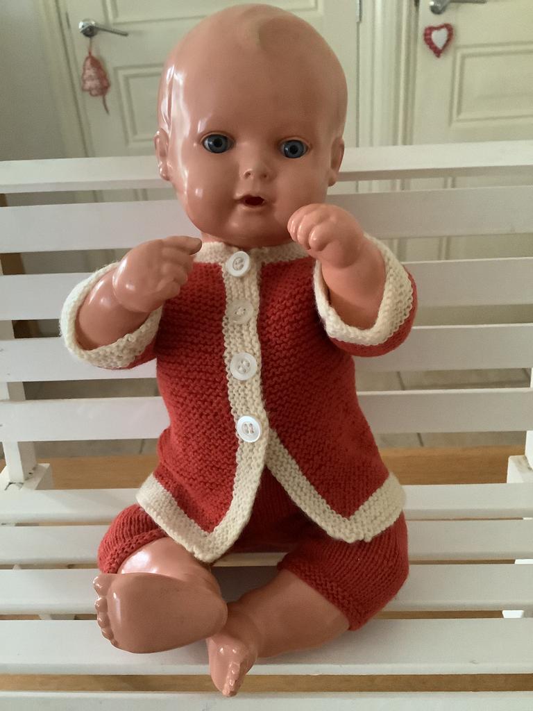 Antieke schildpad Strampeltje, dubb gemerkt T35, Ophalen of Verzenden, Zo goed als nieuw