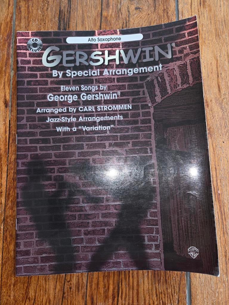 Gershwin By Arrangement bladmuziek alt saxofoon, Ophalen of Verzenden, Les of Cursus, Jazz