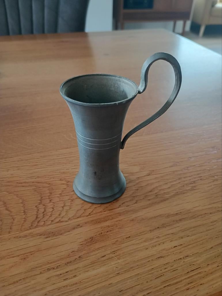 Tinnen beker kannetjes antiek, Antiek en Kunst, Antiek | Tin, Ophalen