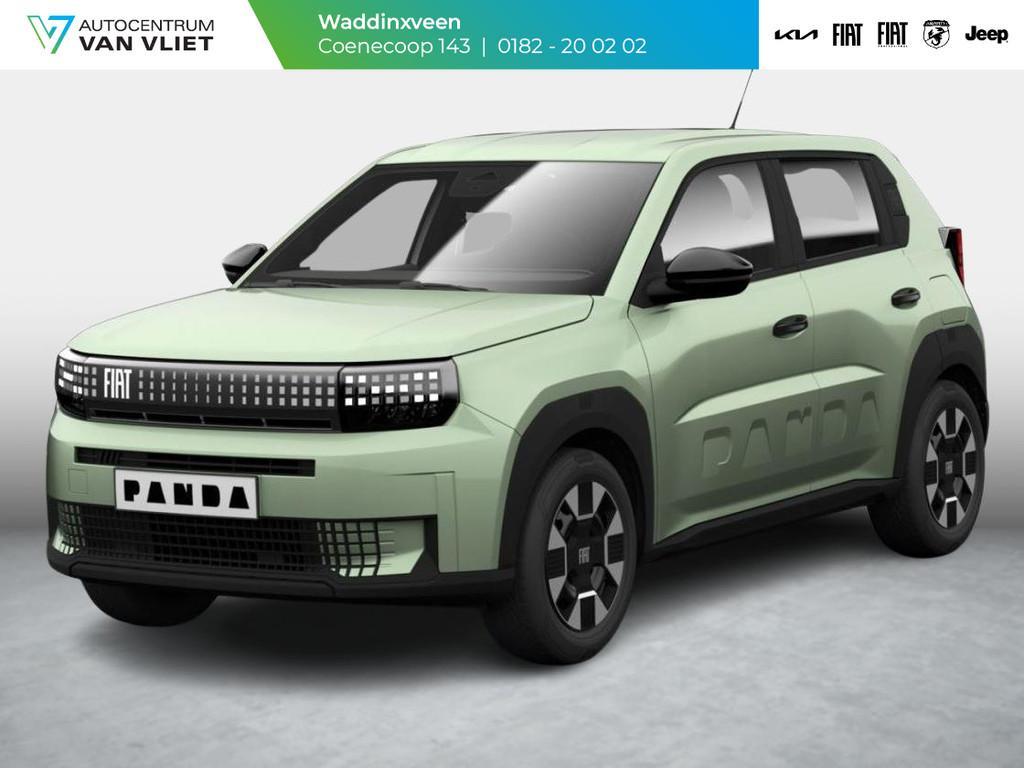 Fiat Grande Panda 1.2 Hybrid ICON, Auto's, 12 maanden, Stof, 600 kg, Zwart