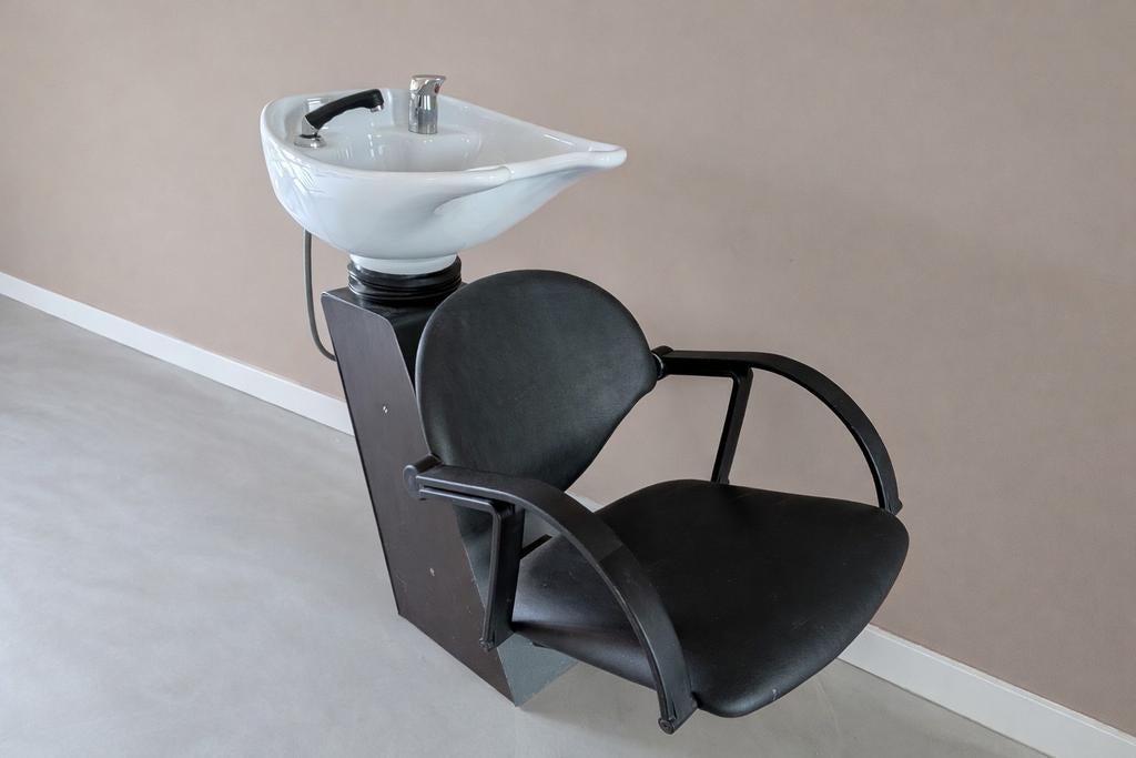 Kappers wasunit met stoel, Doe-het-zelf en Verbouw, Sanitair, Gebruikt, Ophalen