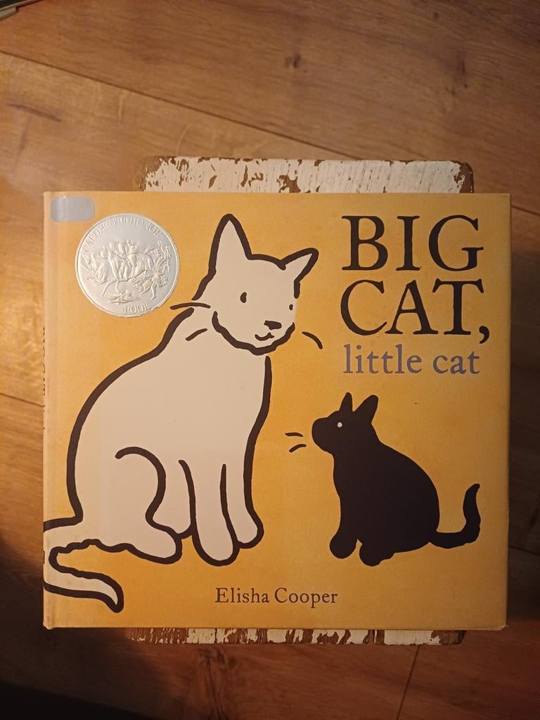 Big Cat, Little Cat - Engels prentenboek met harde kaft, Ophalen of Verzenden, Zo goed als nieuw, Elisha Cooper