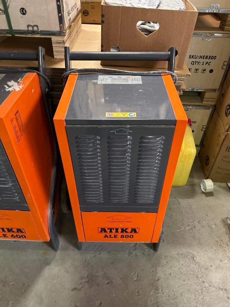 Atika ALE 800 Luchtontvochter - Krachtige Bouwdroger, Ophalen of Verzenden, Gebruikt, Luchtontvochter