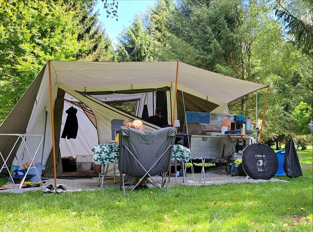 Holtkamper Cocoon M - Compacte en comfortabele vouwwagen, Caravans en Kamperen, Vouwwagens, Ophalen, Tot en met 4, Aanwezig, Holtkamper
