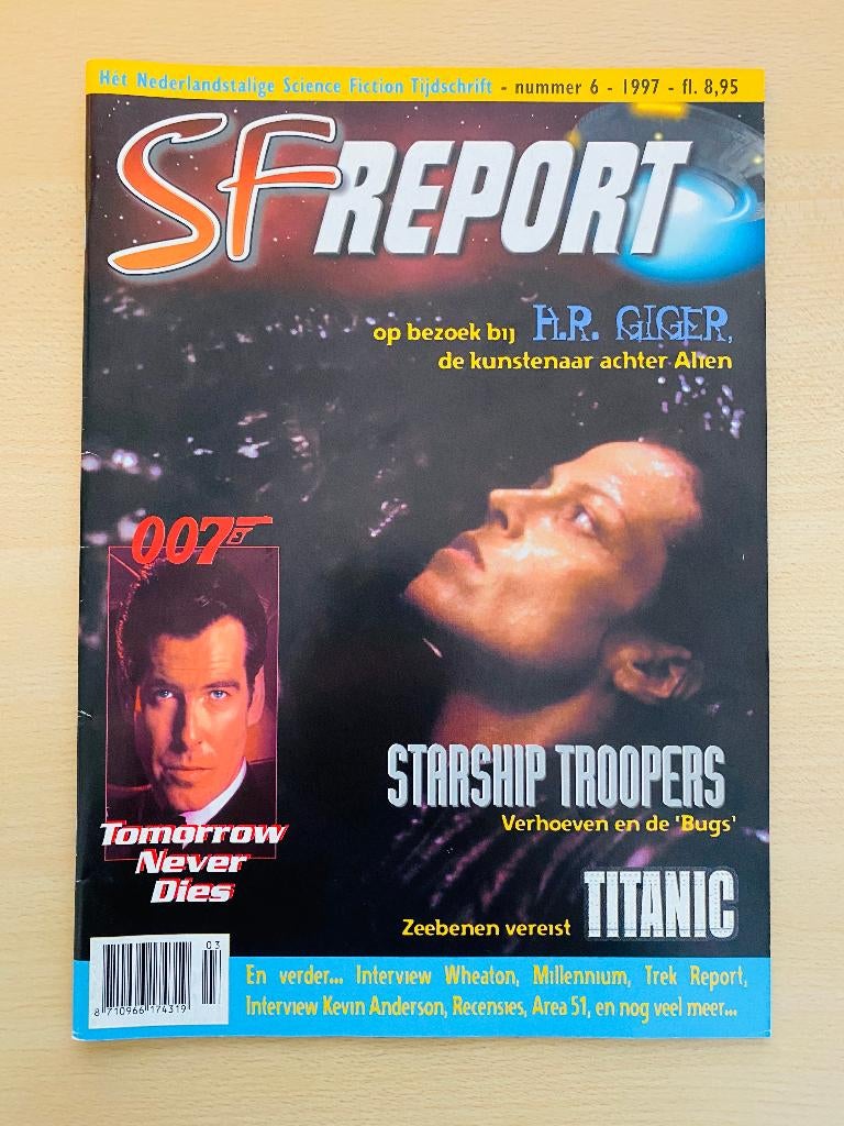 SF Report Magazine 06 (1997) | ‘Alien’ Cover, Boeken, Tijdschriften en Kranten, Ophalen of Verzenden, Zo goed als nieuw, Muziek, Film of Tv