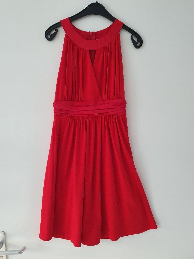 Anna field jurk rood maat 34, Kleding | Dames, Jurken, Anna Field, Ophalen of Verzenden, Zo goed als nieuw, Maat 34 (XS) of kleiner