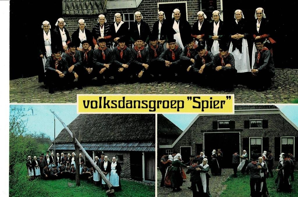 Spier, Volksdansgroep, Ophalen of Verzenden, Ongelopen, Drenthe
