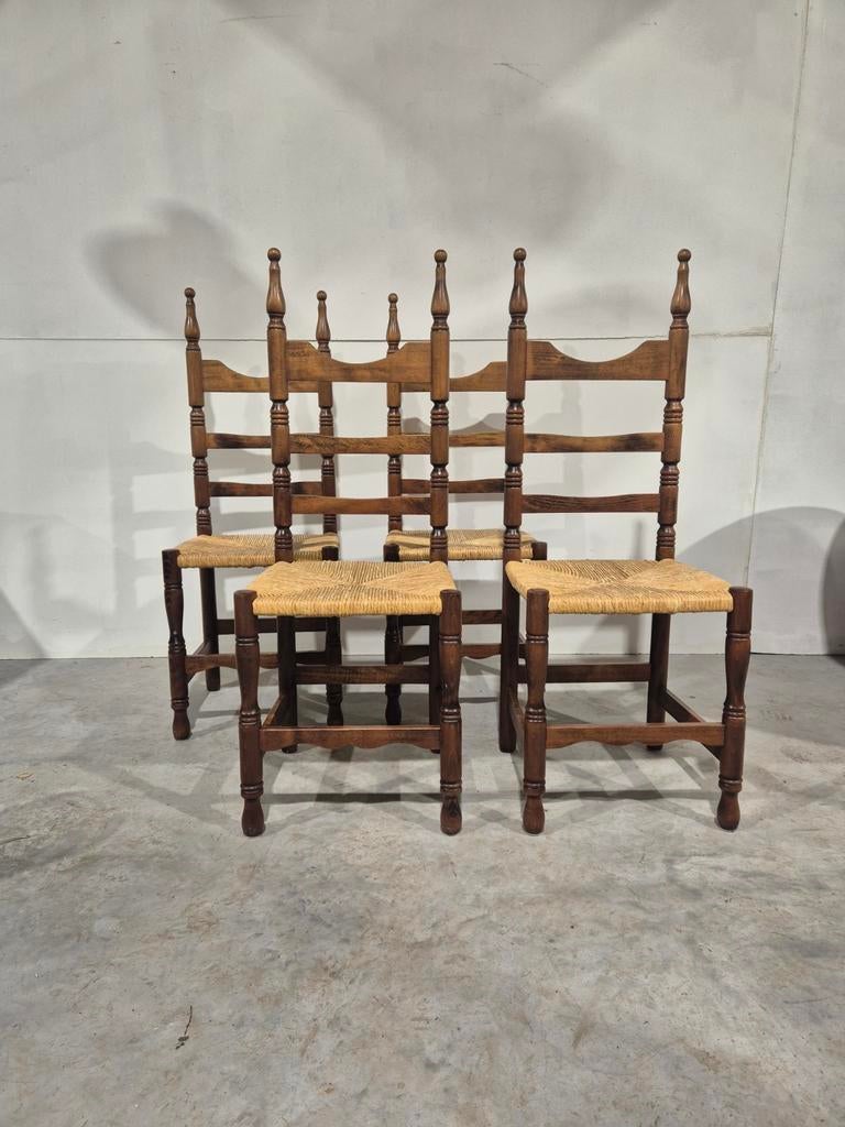 Vintage dudouyt stijl eetkamer stoelen., Ophalen