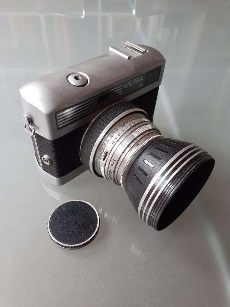 Werra 3 camera met Carl Zeiss Jena Tessar 2.8/50 lens, Ophalen of Verzenden, Gebruikt, Compact, Overige Merken