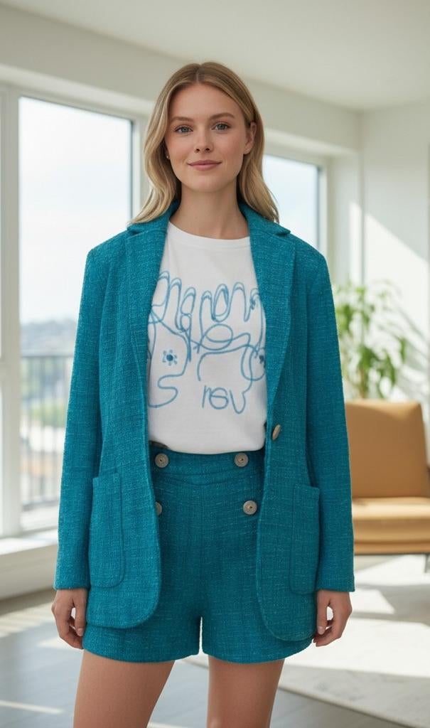 ✨️SANDRO PARIS Pak - Maat 34/36 - BUNDELKORTING‼️✨️✨️, Sandro Paris, Kostuum of Pak, Blauw, Ophalen of Verzenden