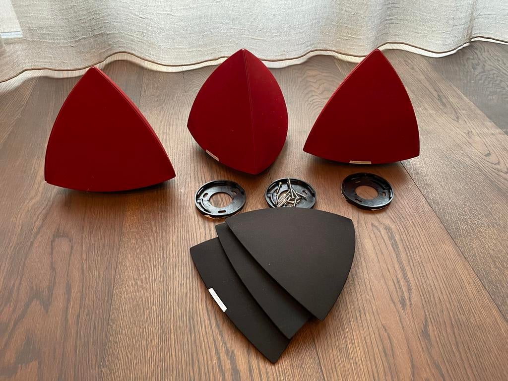 3x Bang & Olufsen BeoLab 4 luidsprekers/speakers, Overige merken, Gebruikt, Overige typen, Ophalen of Verzenden