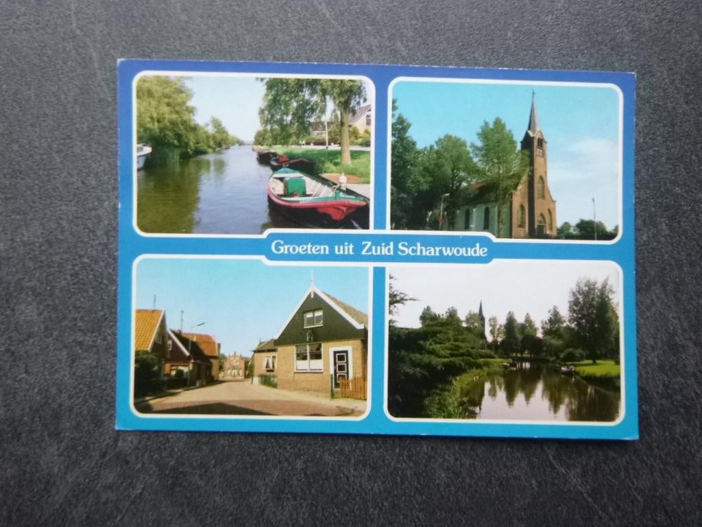 Zuid Scharwoude, kerk, Verzenden, 1980 tot heden, Gelopen, Zeeland