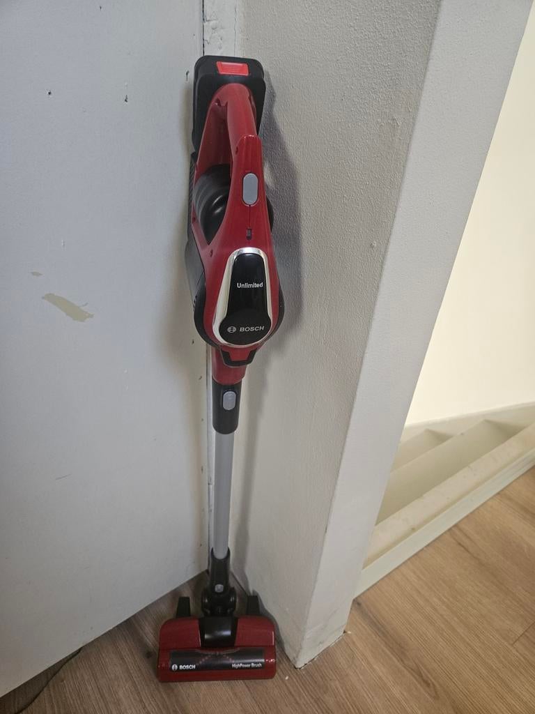 Bosch Unlimited speelgoedstofzuiger - Rood, Witgoed en Apparatuur, Stofzuigers, Ophalen of Verzenden, Gebruikt, Stofzuiger