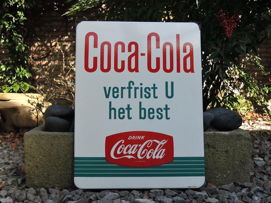 Emaille reclamebord, Ophalen of Verzenden, Gebruikt, Reclamebord