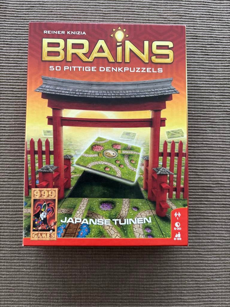 Brains: Japanse Tuinen - Logisch Puzzelspel 999 games!, Een of twee spelers, Ophalen of Verzenden, Zo goed als nieuw
