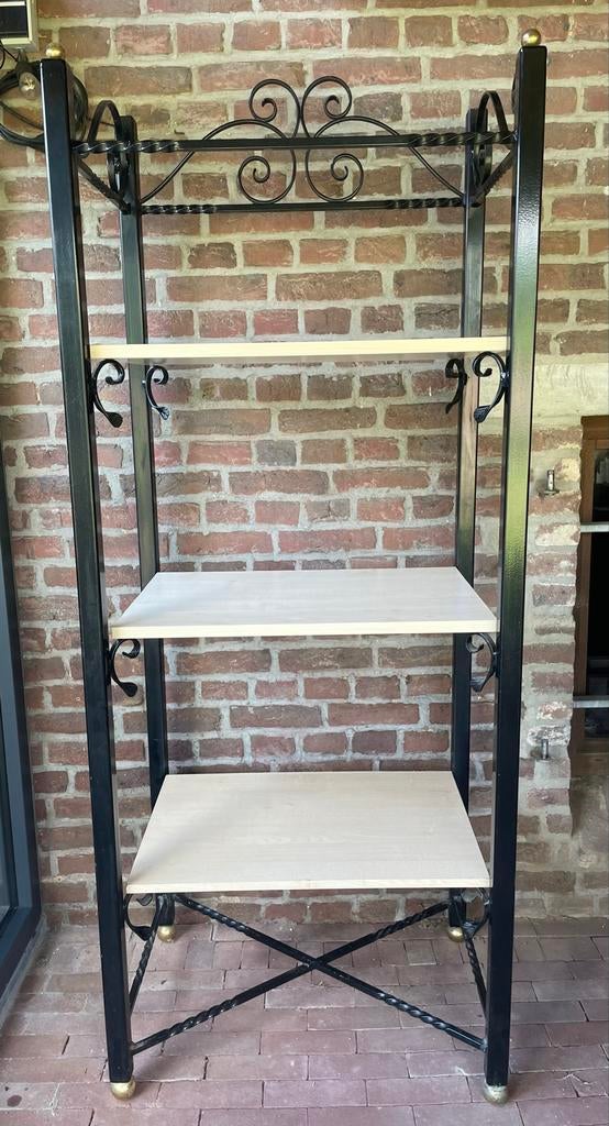 Handgesmeed ijzeren rek., Ophalen, Zo goed als nieuw
