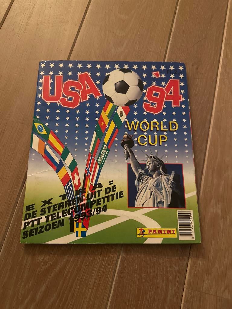 Panini WK USA 94 album - Compleet met Maradona, Verzamelen, Ophalen of Verzenden, Gebruikt, Overige sporten, Boek of Tijdschrift