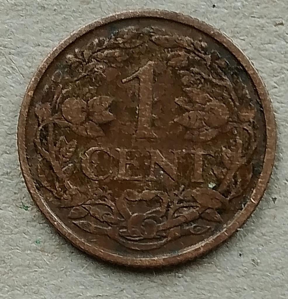 Nederland, 1 cent 1924, Ophalen of Verzenden, Koningin Wilhelmina, 1 cent, Losse munt