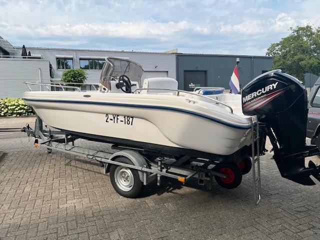 RANIERI PATH FINDER 550 LIMITED EDITION, Watersport en Boten, Vis- en Consoleboten, Gebruikt, Ophalen, 70 pk of meer, 3 tot 6 meter