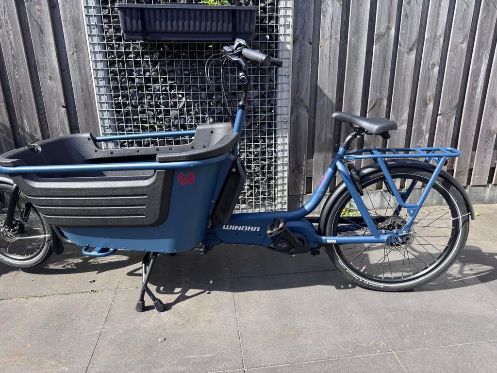 Winora bakfiets, Ophalen, Zo goed als nieuw