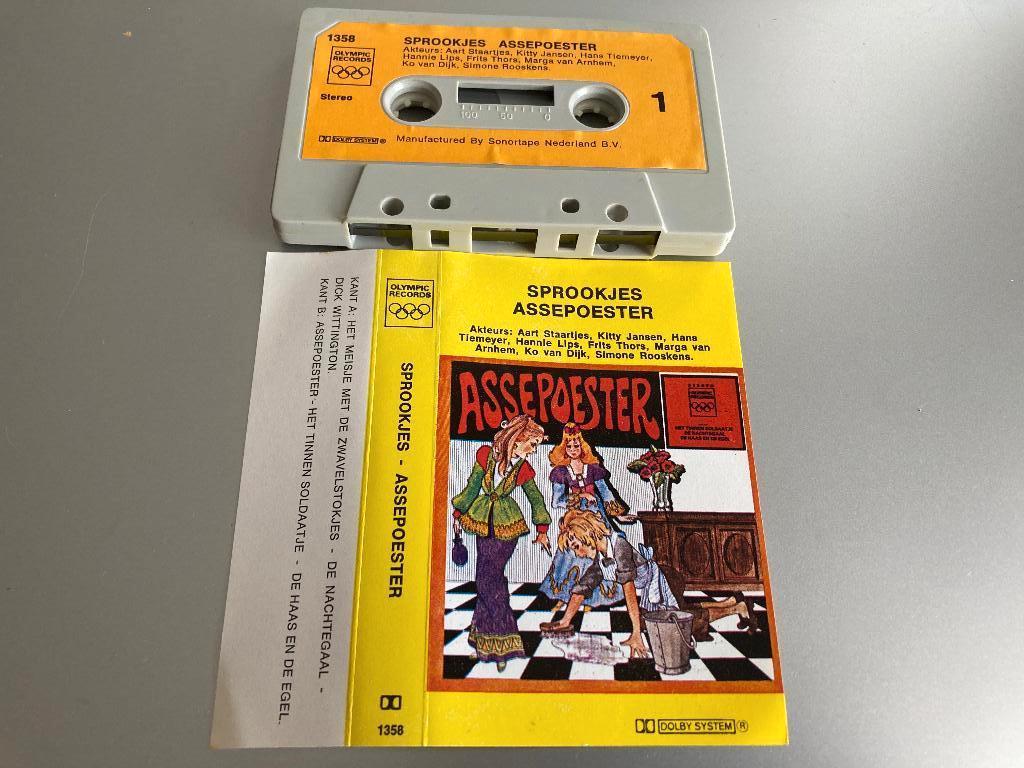 Sprookjes Assepoester MC, Gebruikt, Kinderen en Jeugd, 1 bandje, Ophalen of Verzenden