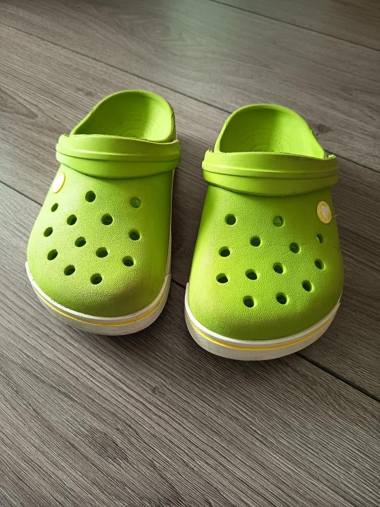 Jongens Crocs maat j2, Gebruikt, Crocs, Overige typen, Ophalen of Verzenden