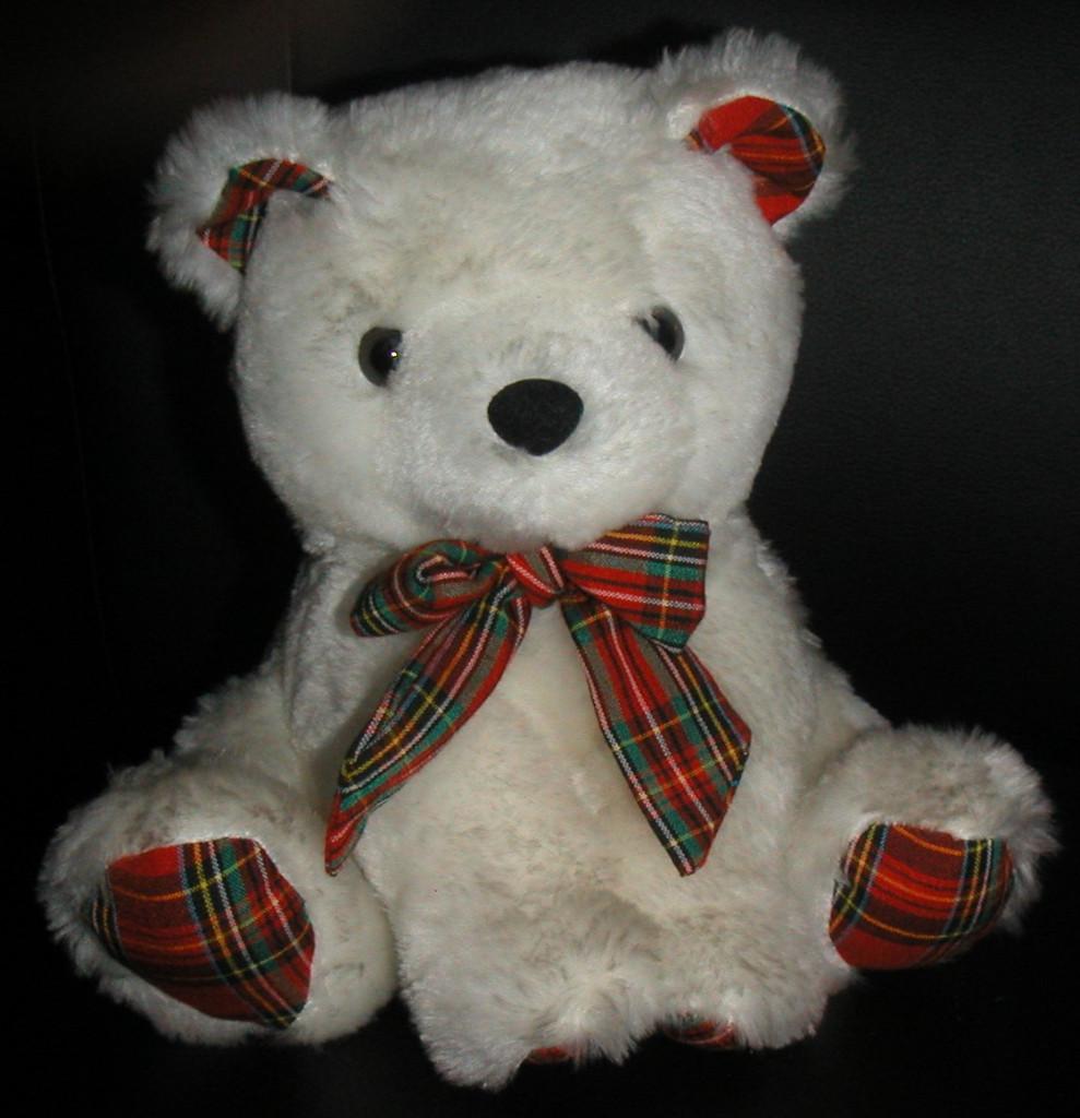 Pluche beertje in Schotse kleuren ( Tartan ), Ophalen of Verzenden, Nieuw, Stoffen beer, Overige merken