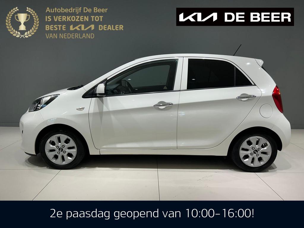 KIA Picanto 1.0 CVVT 66 PK 5D ComfortPlusLine Navigator, 65 pk, 12 maanden, Stof, Gebruikt