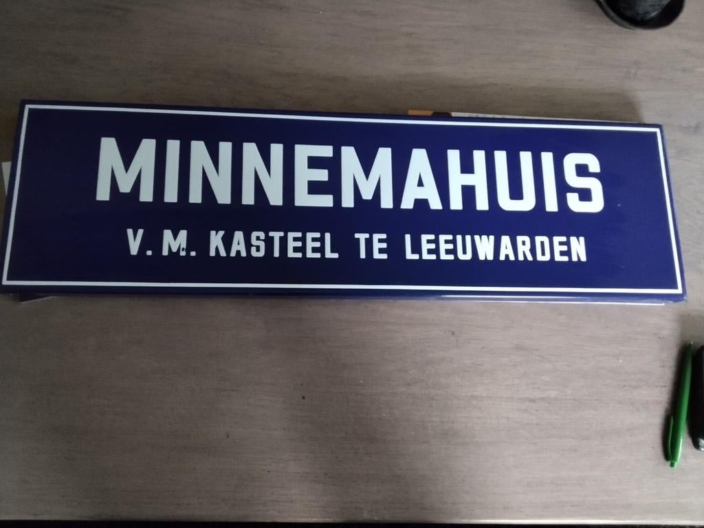 Naambord van voormalig kasteel aan de voorstreek, Ophalen of Verzenden