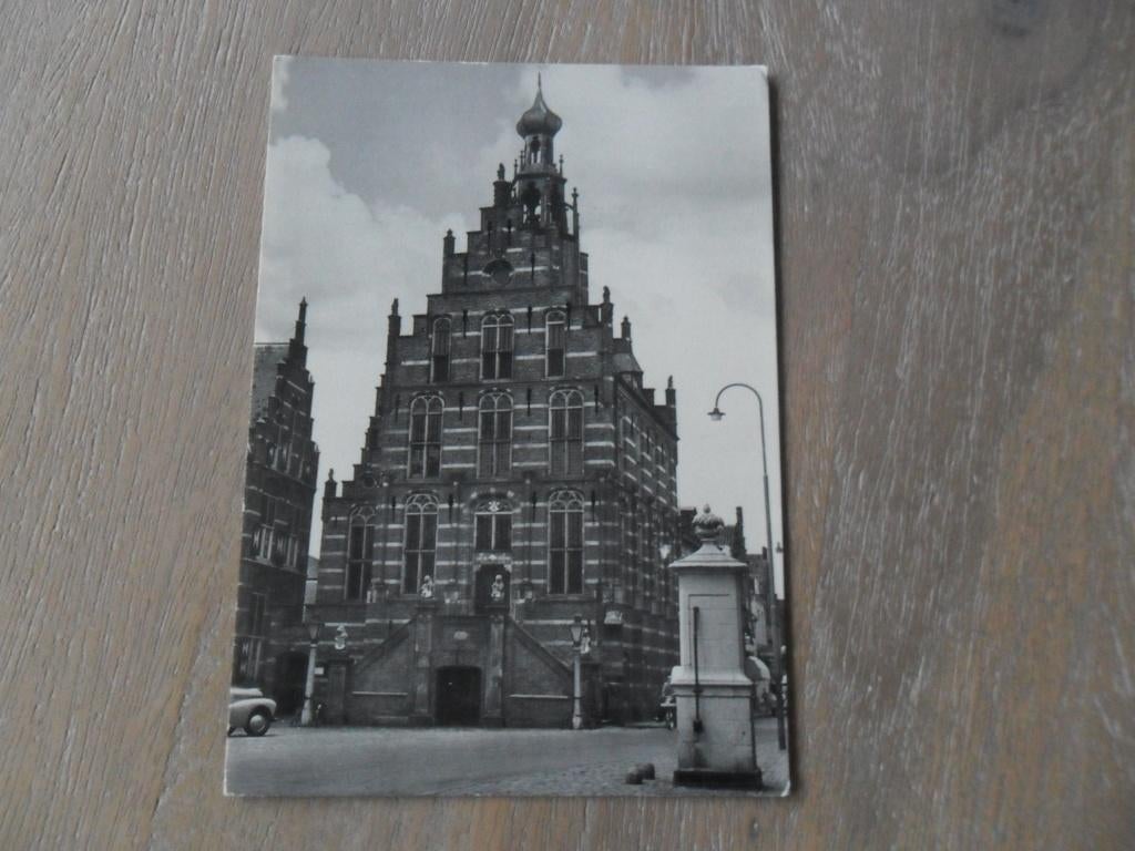Culemborg, stadhuis 1975, Verzamelen, Ansichtkaarten | Nederland, Verzenden, 1960 tot 1980, Ongelopen, Noord-Brabant