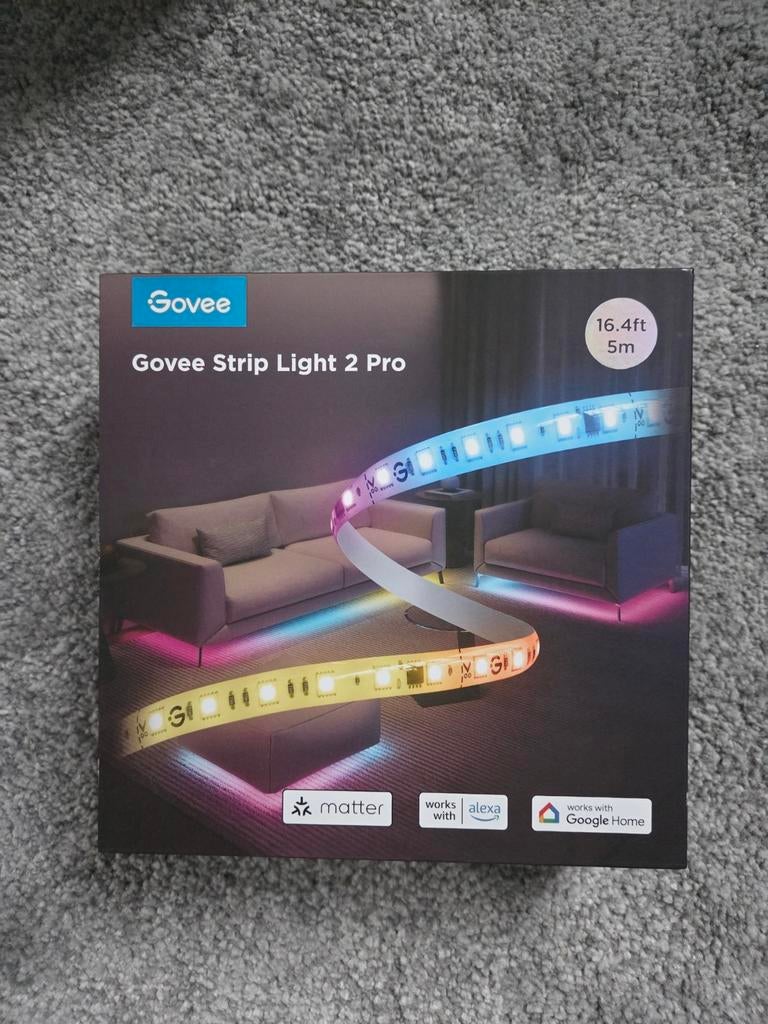 Govee strip light 2 pro 5 meter gesealed, Ophalen of Verzenden, Nieuw, Led verlichting