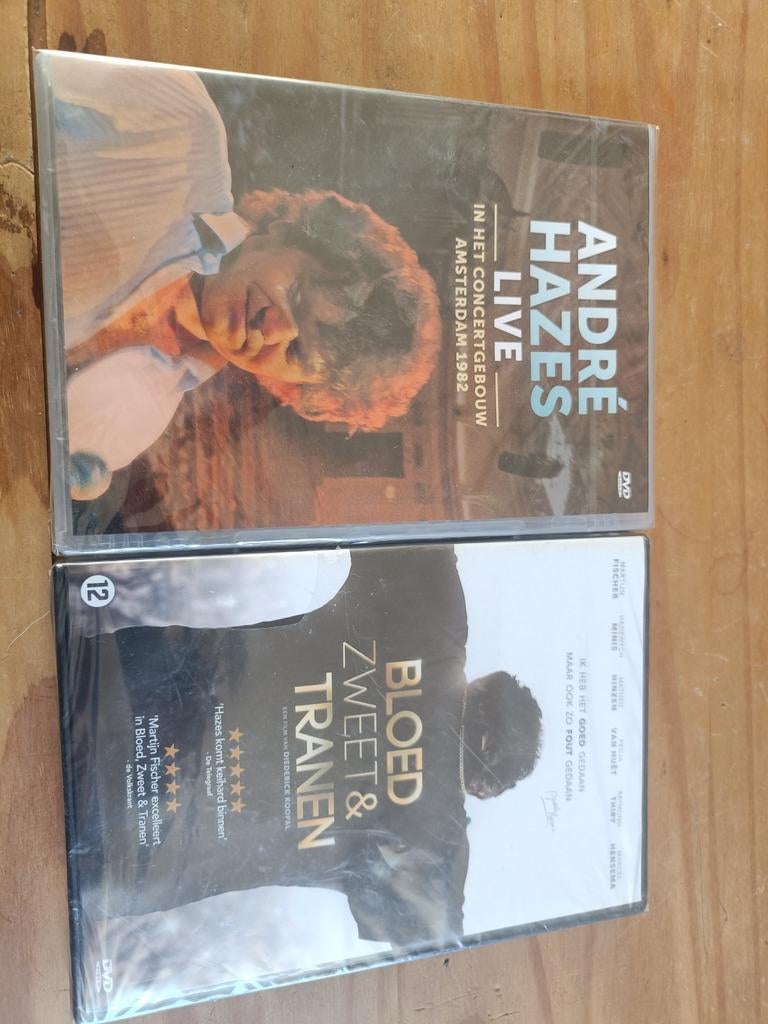 André Hazes Live & Bloed, Zweet & Tranen DVD's (nieuw), Cd's en Dvd's, Vanaf 12 jaar, Ophalen of Verzenden, Nieuw in verpakking