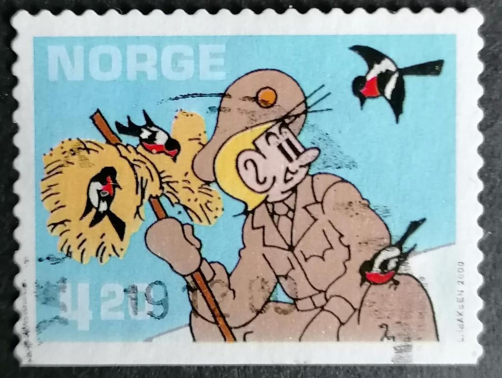 NOORWEGEN - comics 2000, Verzenden, Noorwegen, Gestempeld