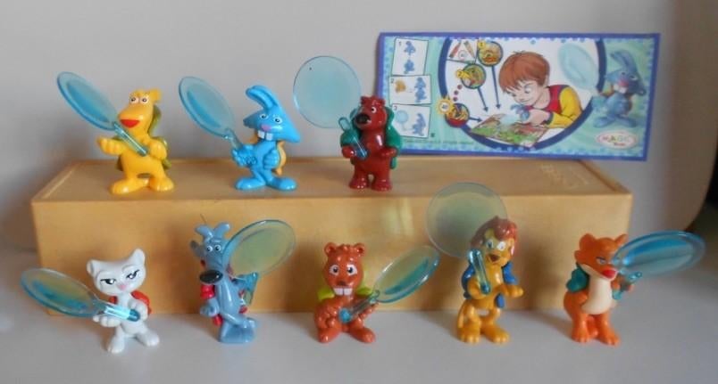 Kindersurprise Ferrero : Figuren met vergrootglas uit 2009, Ophalen of Verzenden, Zo goed als nieuw, Overige typen