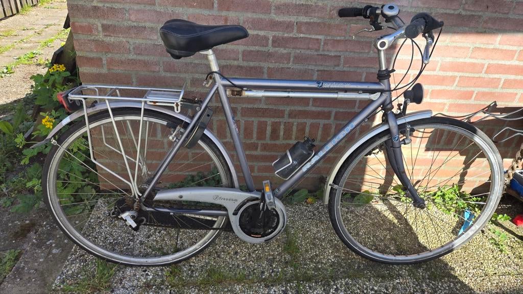 Herenfiets in gebruikte staat met slot, Fietsen en Brommers, Ophalen of Verzenden, Gebruikt, Overige merken