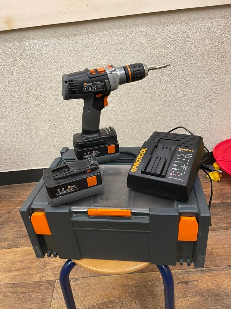 Te koop Protool (Festool) klop- schroefmachine, Doe-het-zelf en Verbouw, Gereedschap | Boormachines, Ophalen of Verzenden, Gebruikt