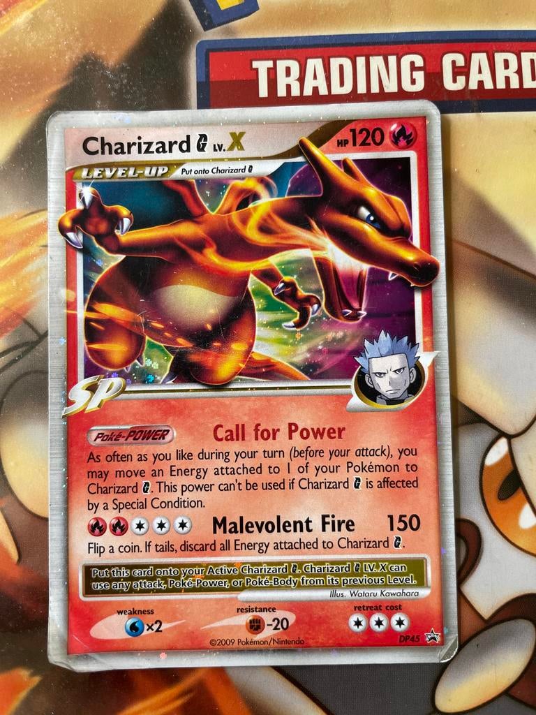 Charizard G LV.X Pokémon Kaart DP45 Holo Foil, Hobby en Vrije tijd, Verzamelkaartspellen | Pokémon, Ophalen of Verzenden, Gebruikt