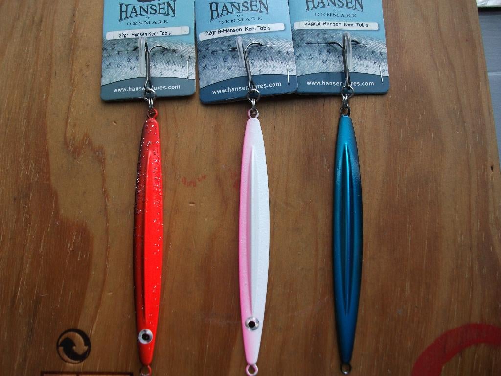 22 grams Hansen Keel Tobis / roofvis lepels /kunstaas lepels, Ophalen of Verzenden, Nieuw, Overige typen