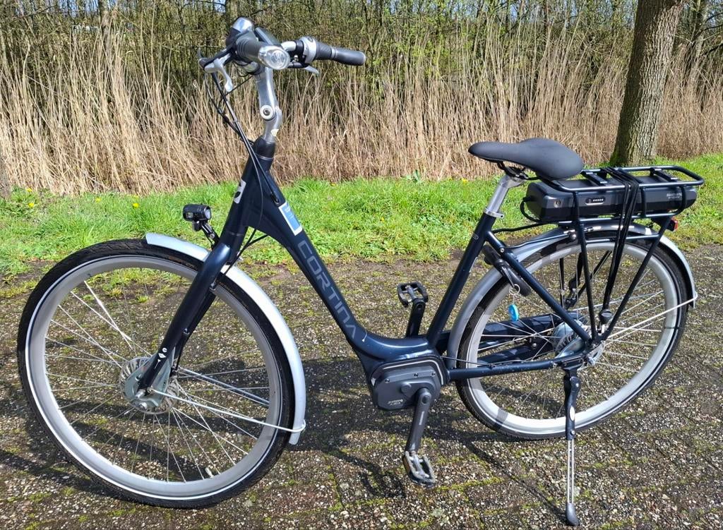 Elektrische Cortina damesfiets/E-bike,Shimano middenmotor ✅️, Ophalen, 53 tot 56 cm, Versnellingen, Batavus