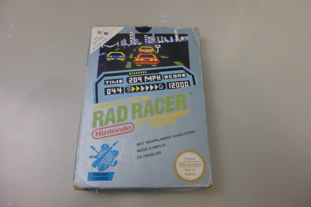 Rad Racer CIB PAL, 1 speler, Zo goed als nieuw, Vanaf 3 jaar, Ophalen
