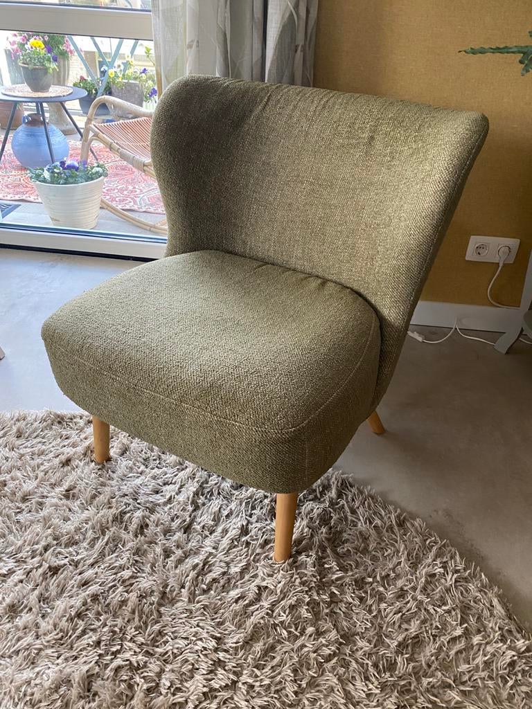 Fauteuil, Huis en Inrichting, Ophalen of Verzenden, Zo goed als nieuw, 75 tot 100 cm, 50 tot 75 cm