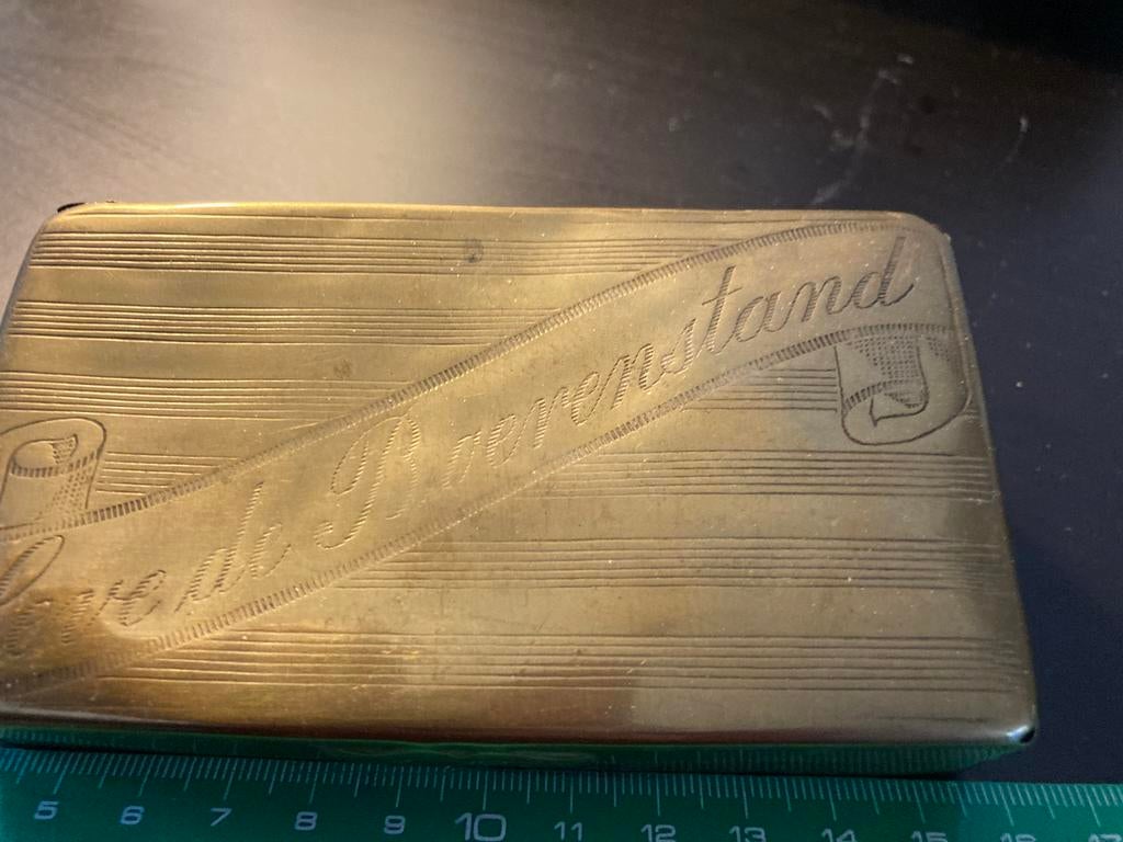 tabaksdoos met opschrift Leve de Boerenstand, Ophalen of Verzenden, Koper