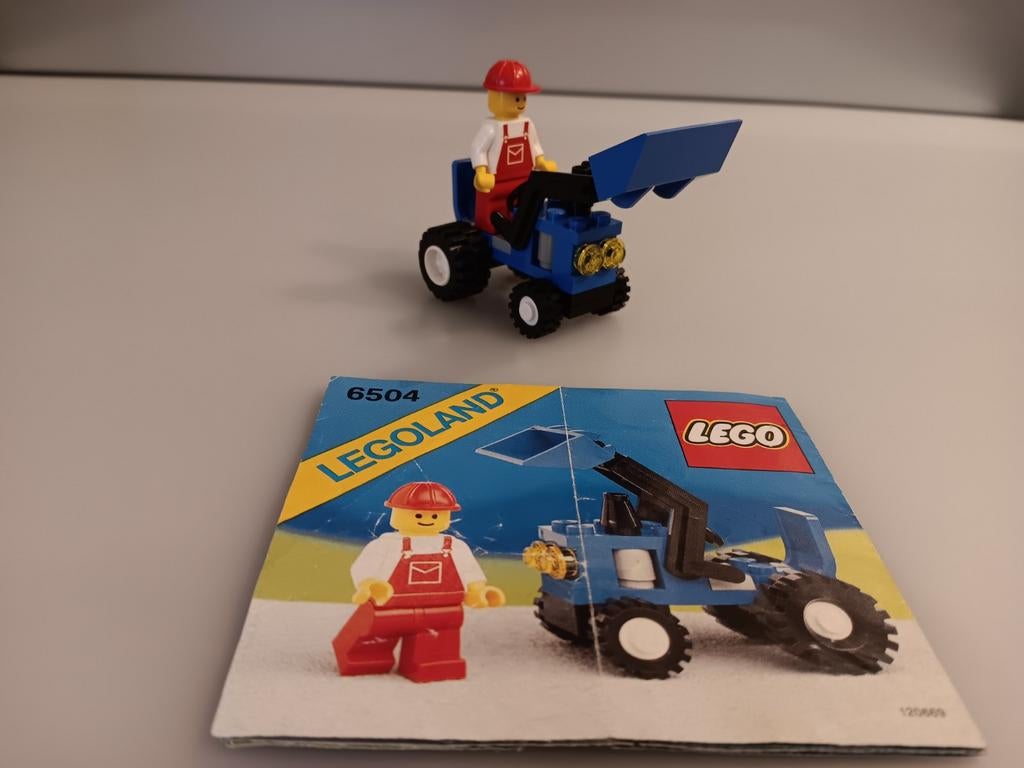 Lego Legoland 6504 Mini Loader met minifiguur, Ophalen of Verzenden, Zo goed als nieuw, Complete set, Lego