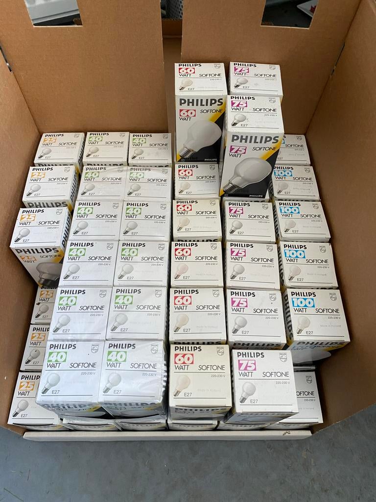 Philips Softone gloeilampen E27, 60 watt of meer, Nieuw, Soft of Flame, Gloeilamp