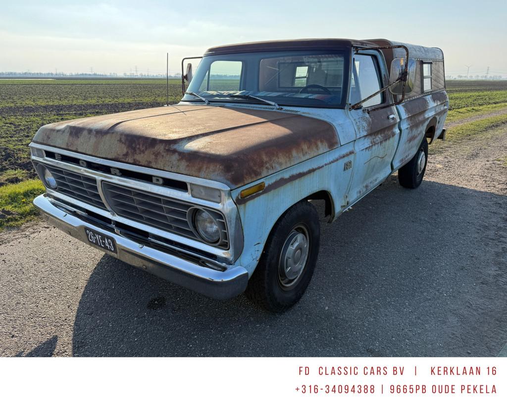 Ford F250 Pick-up BJ1974 V8 5.9L met LPG Installatie, Auto's, Automaat, 196 pk, Gebruikt, 8 cilinders