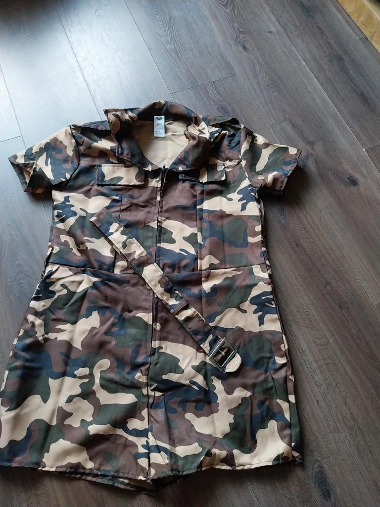 Legerpakje van Carnavalsland, mt M, Kleding | Dames, Maat 38/40 (M), Carnaval, Nieuw, Ophalen of Verzenden