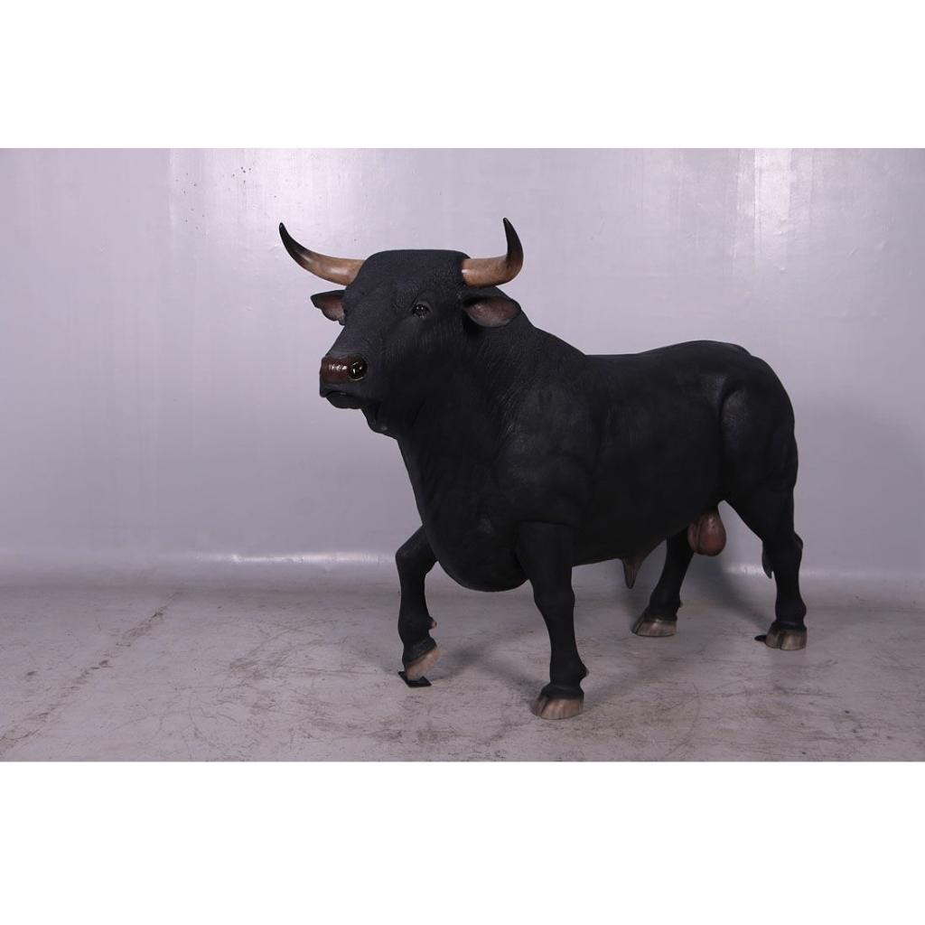 Spanish Fighting bull 220 cm - spaanse stier polyester, Verzamelen, Dierenverzamelingen, Ophalen, Nieuw, Overige typen