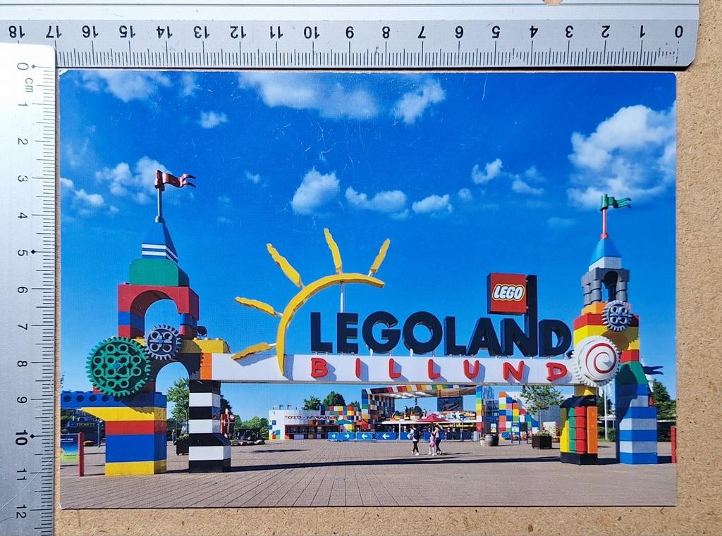 Legoland, Denemarken - Billund Resort - Hoofdingang, Ophalen of Verzenden, 1980 tot heden, Ongelopen, Overig Europa