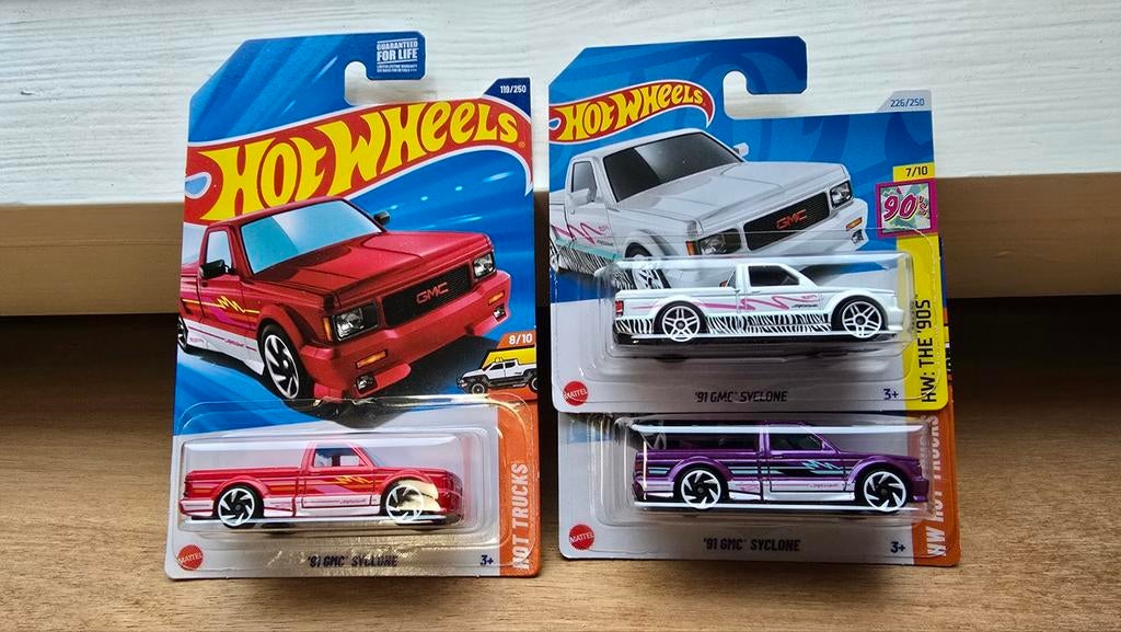 Hot Wheels GMC Syclone set, Ophalen of Verzenden, Nieuw, Auto